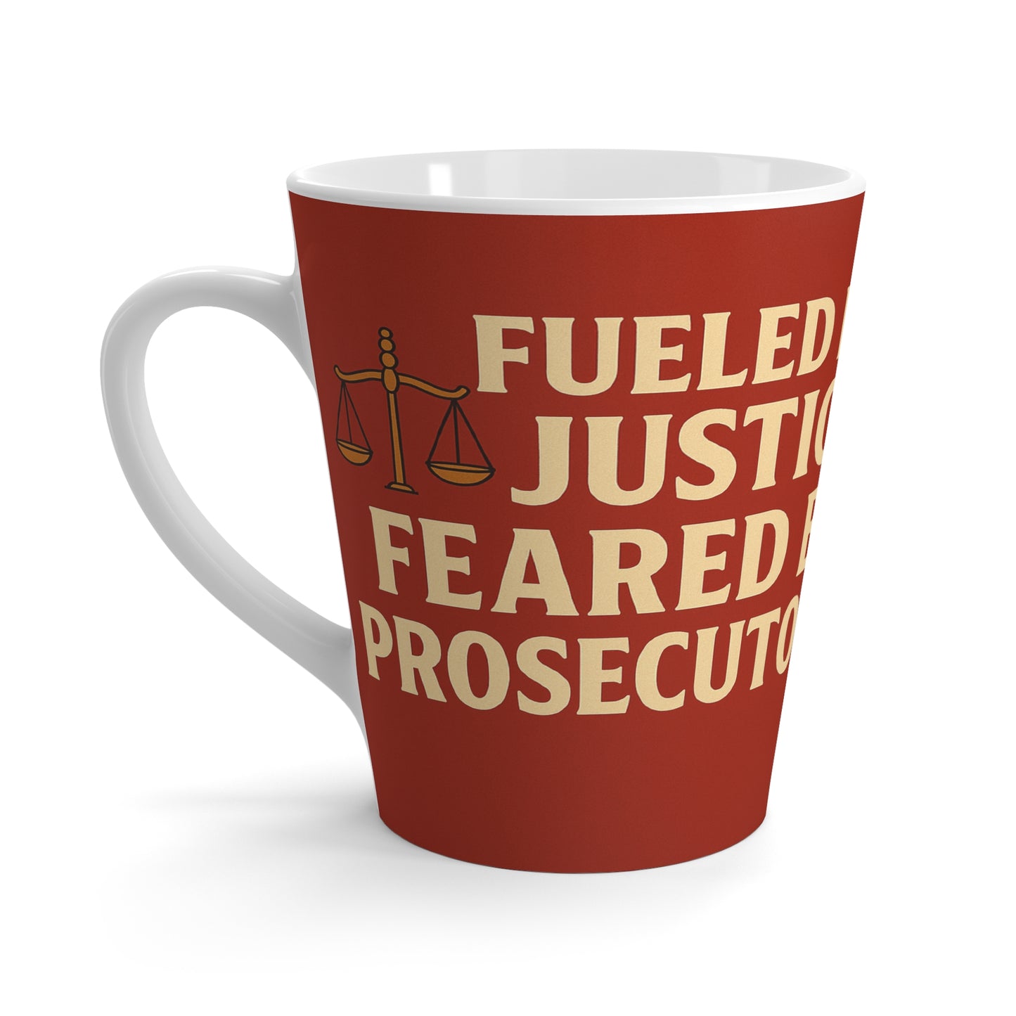 Justice-Fueled Latte Mug | Perfect Gift for Law Students, Legal Professionals, or Coffee Lovers | Advocacy Statement Mug, [...]