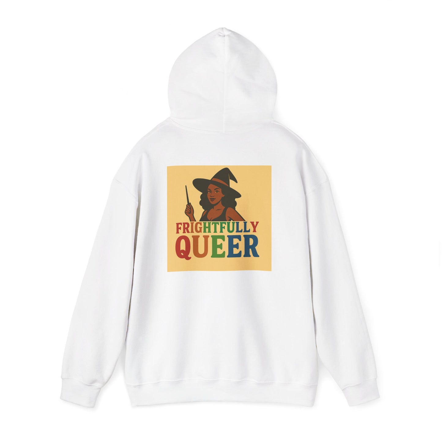 Frightfully Queer Hoodie - Cozy Unisex Sweatshirt for LGBTQ+ Pride, Halloween, Fall Fashion, Casual Wear, Unique Gift