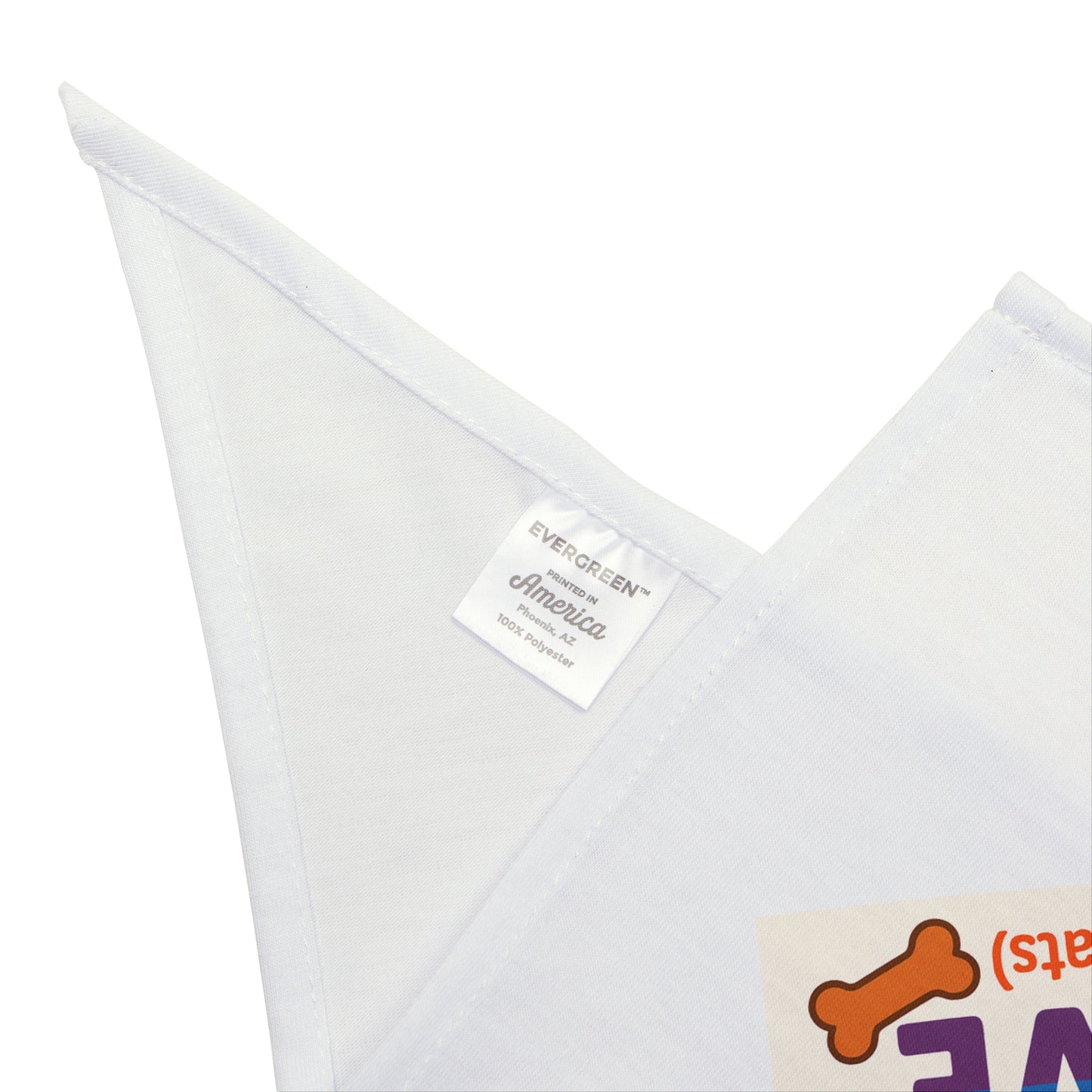 Rainbow Love Pet Bandana | Cute Dog Accessory, LGBTQ+ Pride, Summer Pet Fashion, Gift for Pet Lovers, Pet Parade
