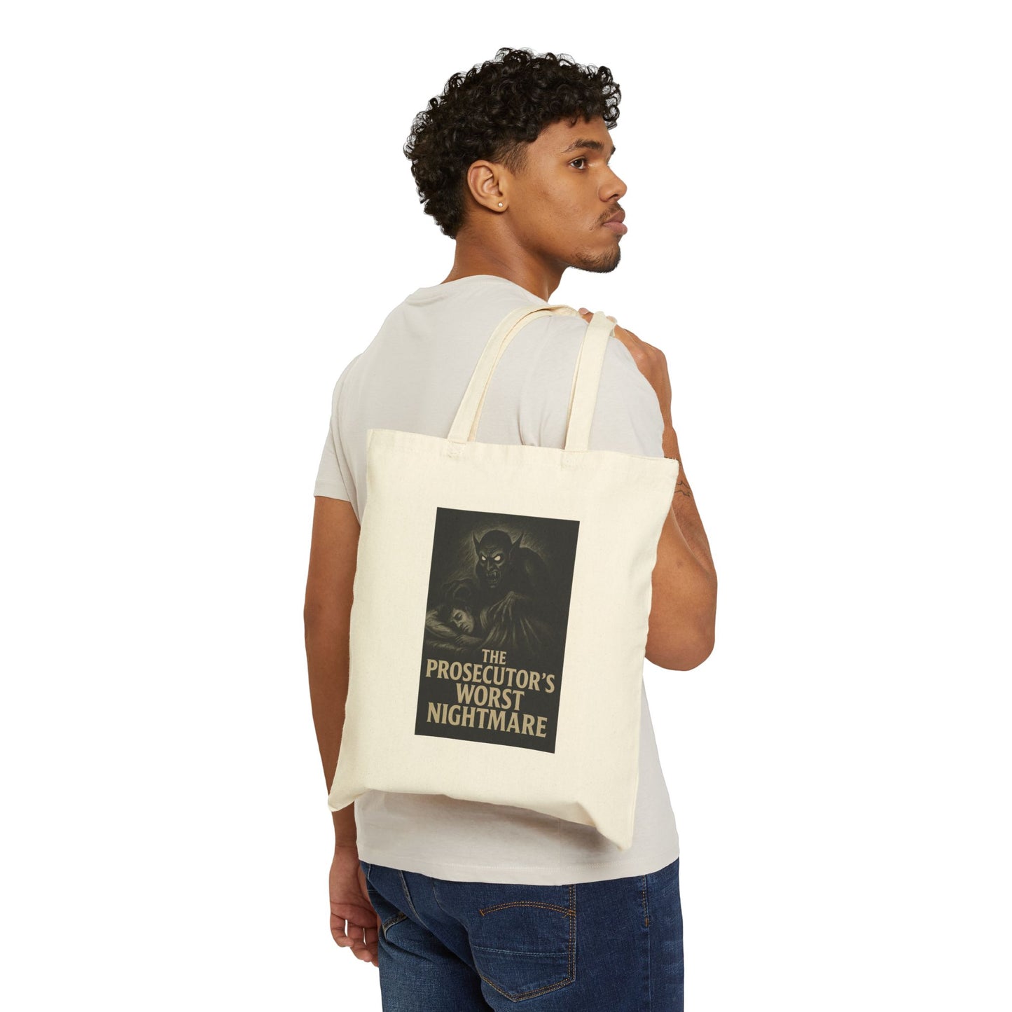 Prosecutor's Nightmare Tote Bag | Eco-Friendly Canvas Bag for Legal Pros, Gift for Lawyers, Beach Tote, Shopping Bag, Everyday Use
