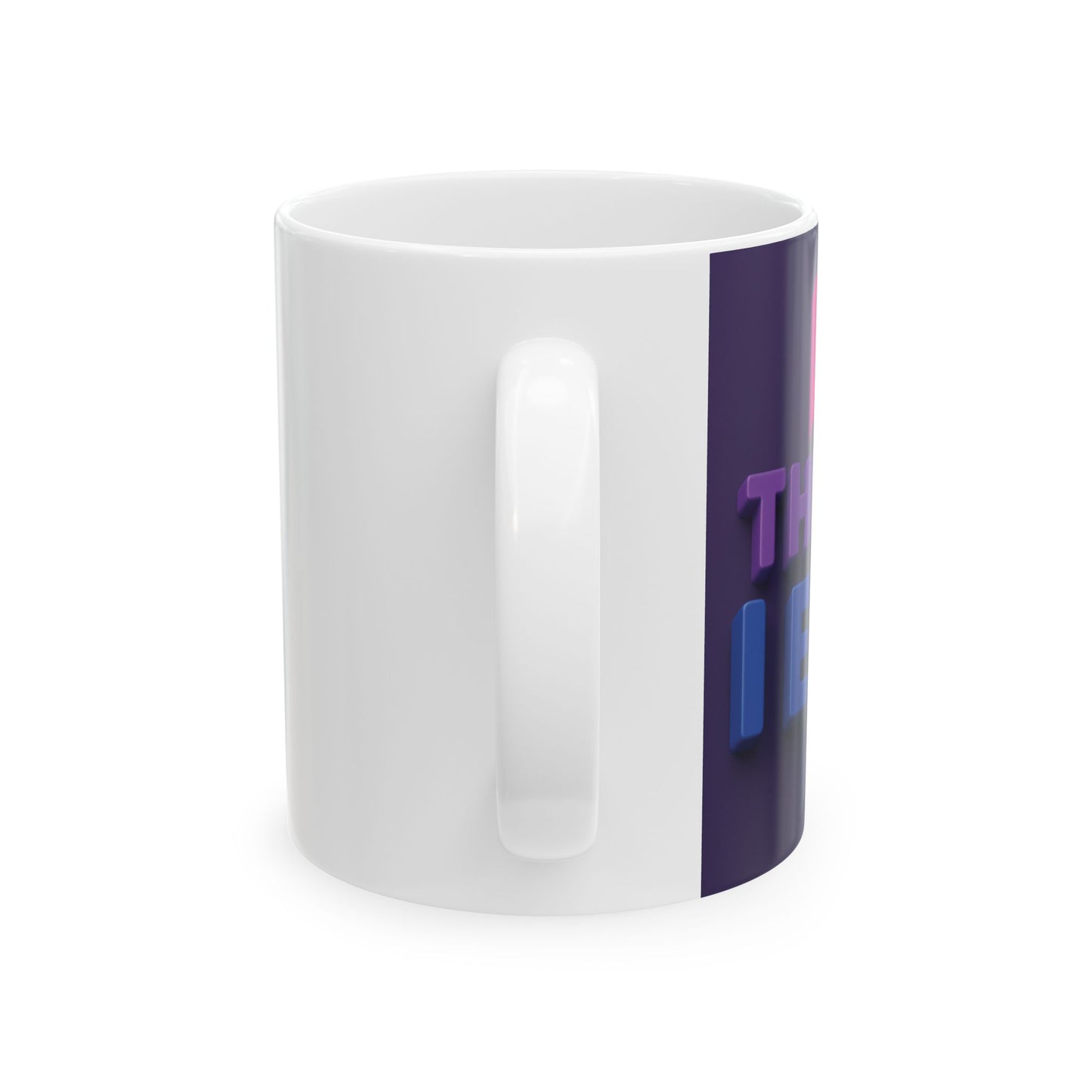 Colorful Inspirational Ceramic Mug - Perfect Gift for Coffee Lovers, Motivational Quote, Bisexuals
