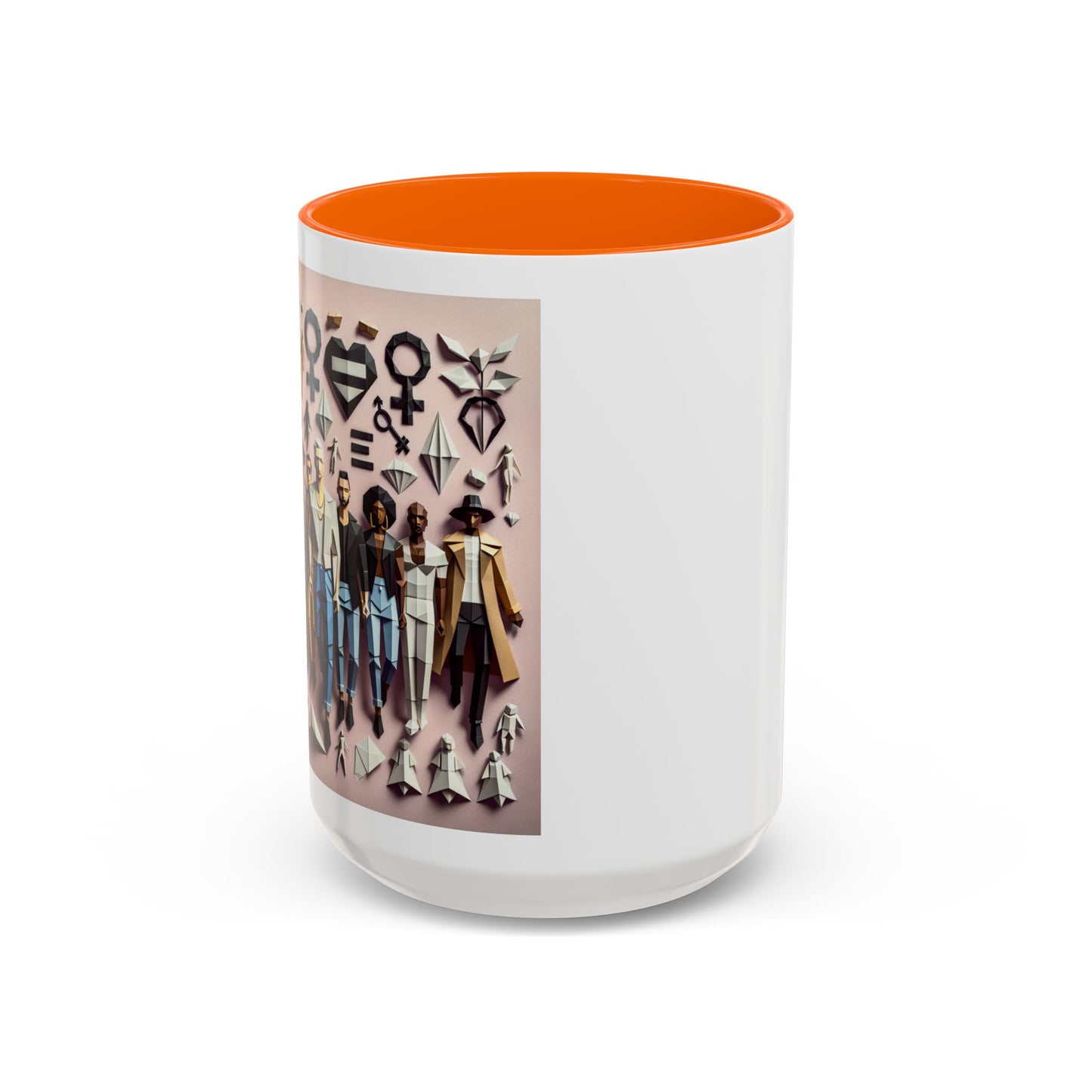 LGBTQIA Pride - Chic Accent Coffee Mug, Unique Artistic Mug, Gift for Coffee Lovers, Modern Home Decor, Ideal for Birthdays & Holidays