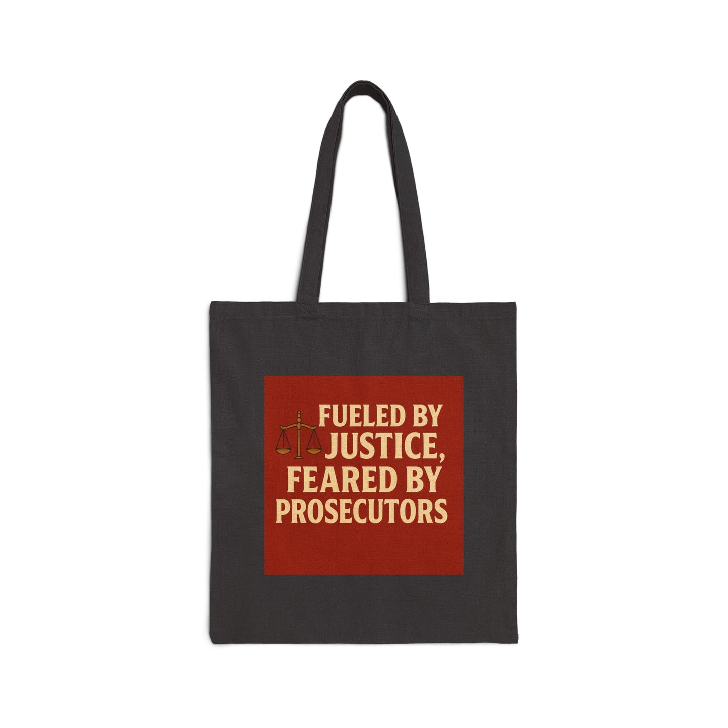 Justice-Themed Cotton Tote Bag, Eco-Friendly Bag, Legal Gift, Advocate Tote, Everyday Carryall