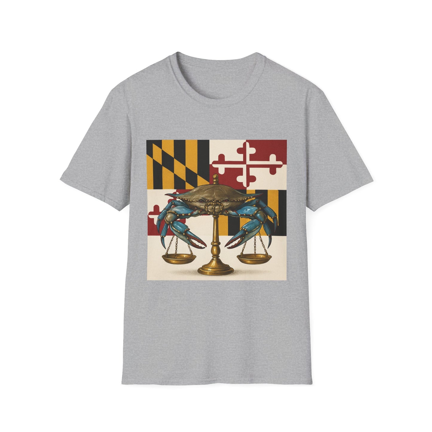 Maryland Defense Attorney Unisex T-Shirt, Casual Tee, Attorney Apparel, Legal Humor Shirt, Gift for Lawyers, Crab Lovers Unite