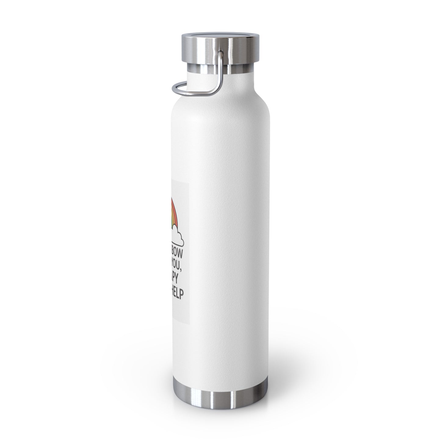 LGBTQIA Whimsical Stainless Steel Water Bottle, Eco-Friendly Drinkware, Fun Gift for Therapy Lovers, Motivational Travel Cup, Colorful Rainbow [...]