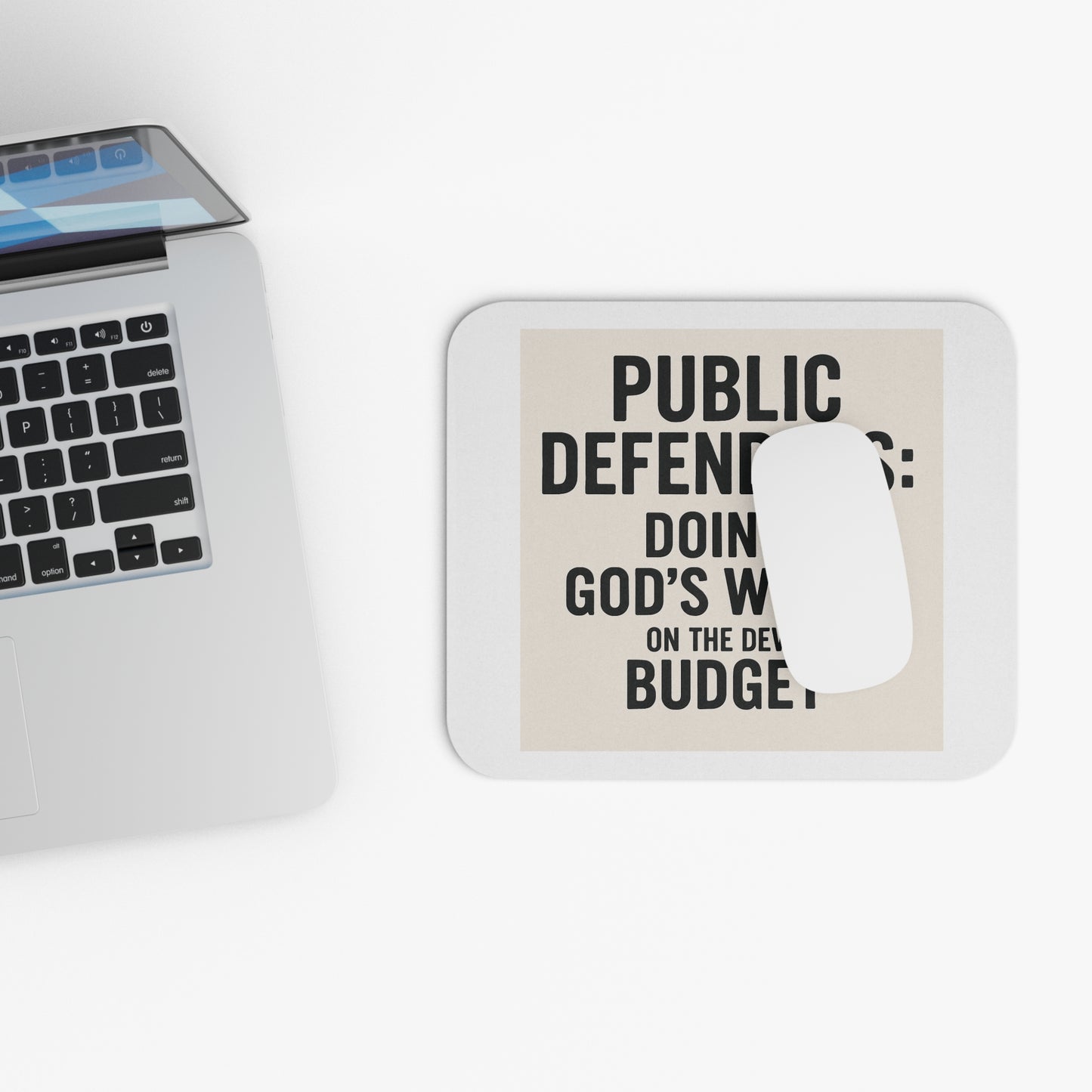 Public Defender Mouse Pad, Legal Gifts, Office Decor, Lawyer Humor, Budget Conscious Gift, Desk Accessories